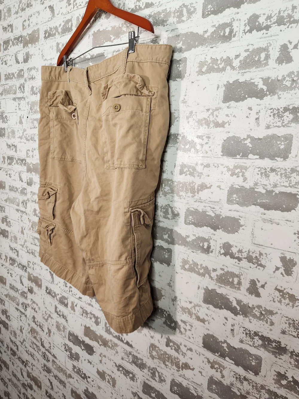 Roundtree & Yorke Tan Cargo Shorts
